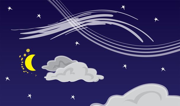 Cielo nocturno Resumen
 - Vector, Imagen