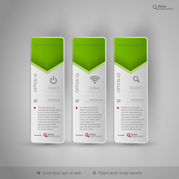 Design elements, infographics, layout and web pages. Modern symb - Vektor, Bild