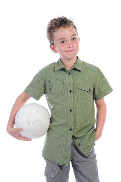 Portrait of a young football player - Foto, Imagen