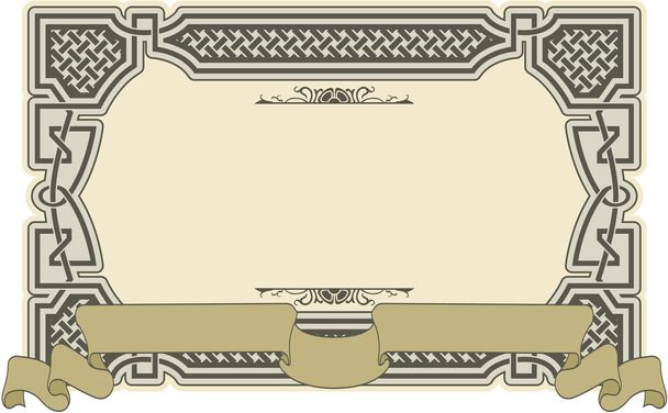 рамка з візерунком в стилі Вінтаж
 - Вектор, зображення