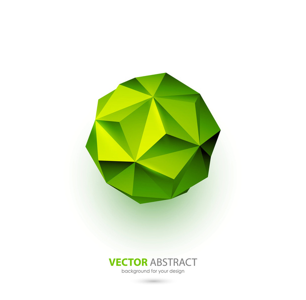 Vector geometric background with triangles - Vektor, Bild