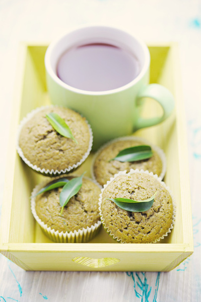 Muffins au thé vert
 - Photo, image
