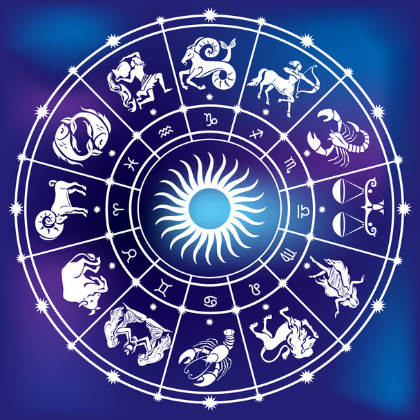 Horoscoop cirkel - Vector, afbeelding