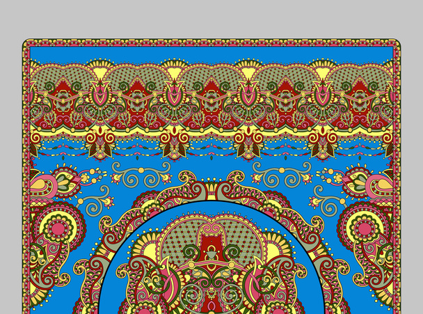 elaborate original floral large area carpet design for print - Vector, afbeelding