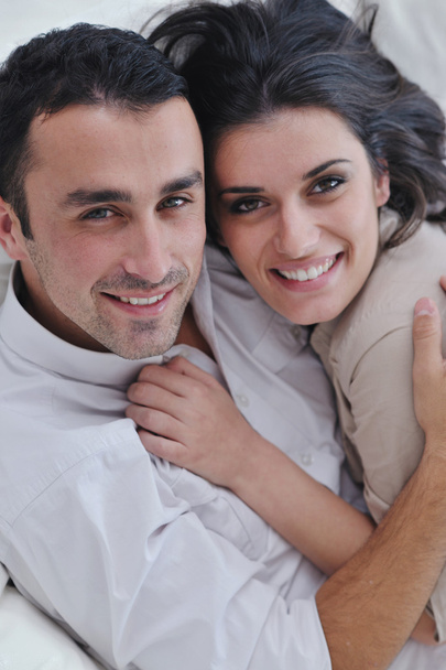 Happy young couple relax at home - Foto, imagen