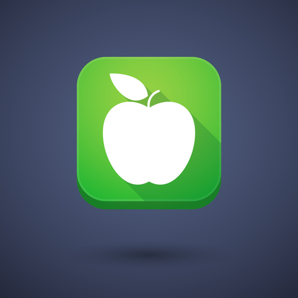 App button with an apple - Vektor, obrázek