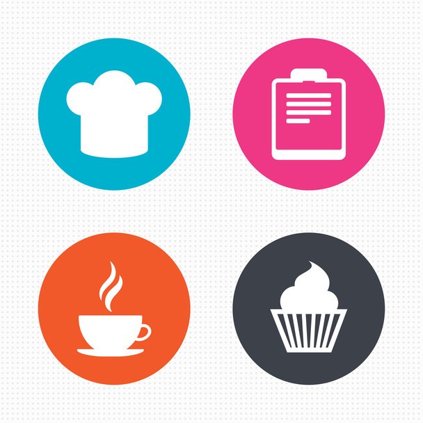 Coffee cup icons - Vector, afbeelding