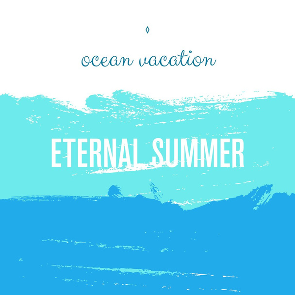 Vector summer set of grunge brush strokes. Vector brush strokes collection.  - Vector, Image