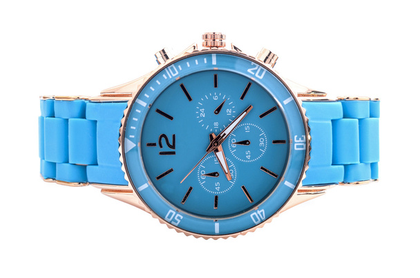 Relojes de pulsera azul
 - Foto, Imagen