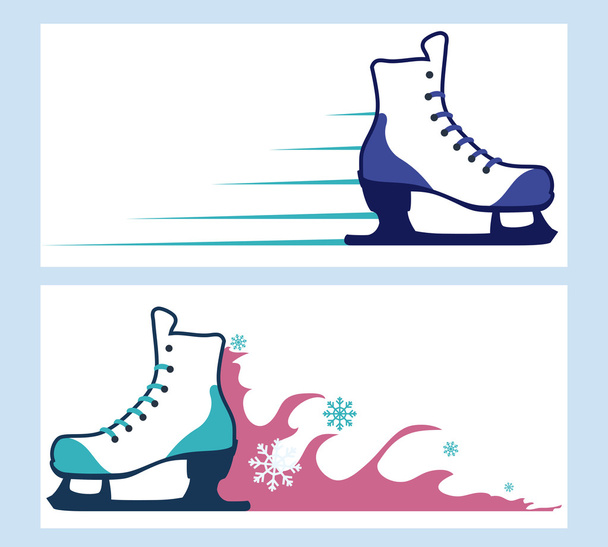 skates design. - Vector, Image