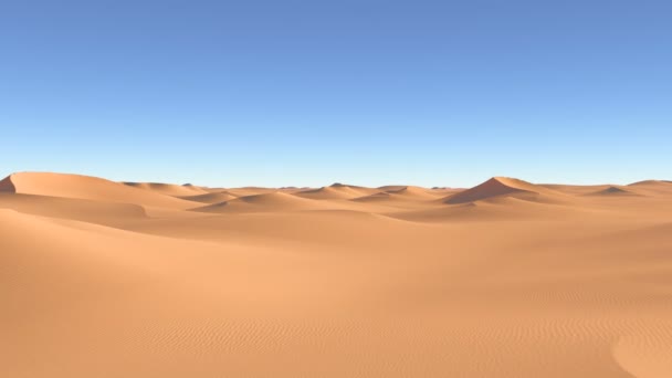 Çöl dunes ve kum üzerinde uçan - Video, Çekim