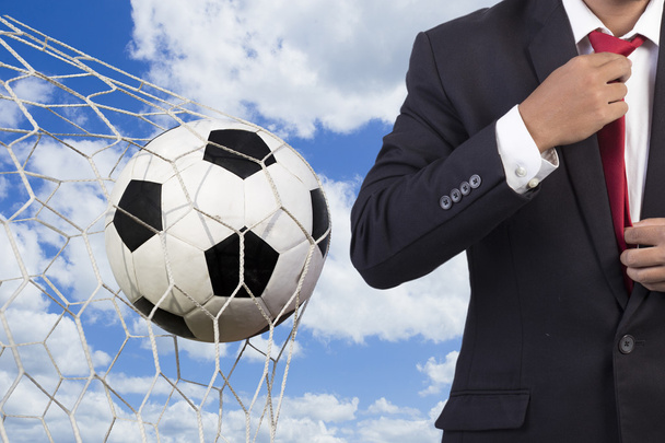サッカーとフットボール マネージャー  - 写真・画像