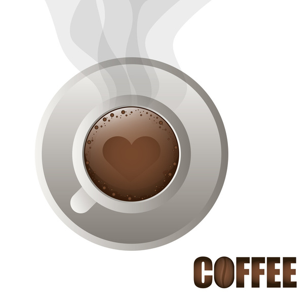 Kaffeedesign. - Vektor, Bild