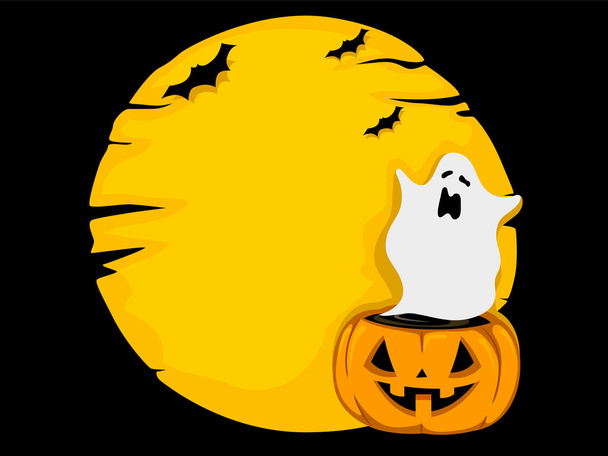 Хэллоуинский призрак
 - Фото, изображение