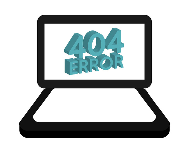 404 error page design - Vector, Image