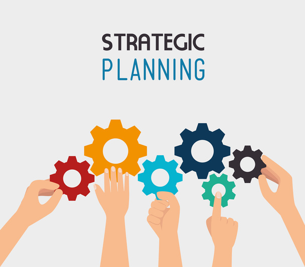 Diseño de planificación estratégica
 - Vector, imagen