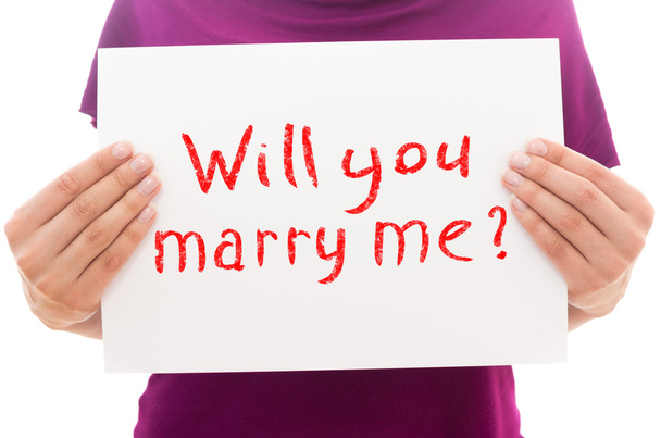 Will you marry me - Photo, Image