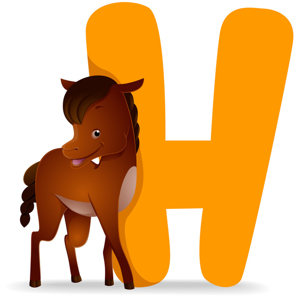 h voor paard - Foto, afbeelding
