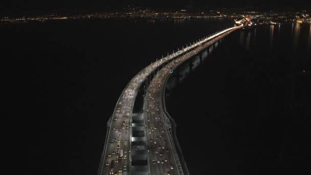 Νέας γέφυρας κόλπων του Όουκλαντ Σαν Φρανσίσκο - Πλάνα, βίντεο