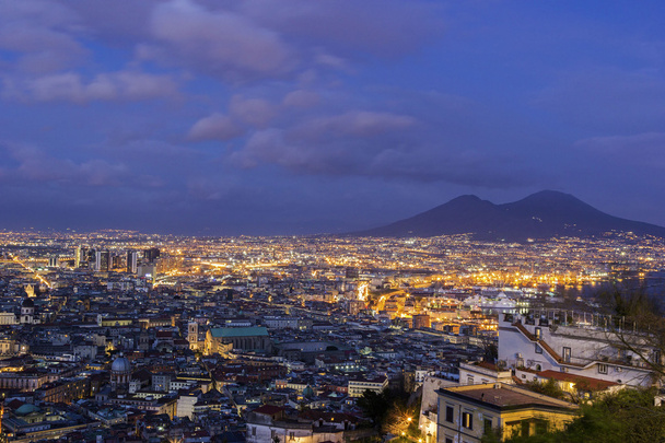 Άποψη σχετικά με Νάπολη στην Ιταλία - Φωτογραφία, εικόνα