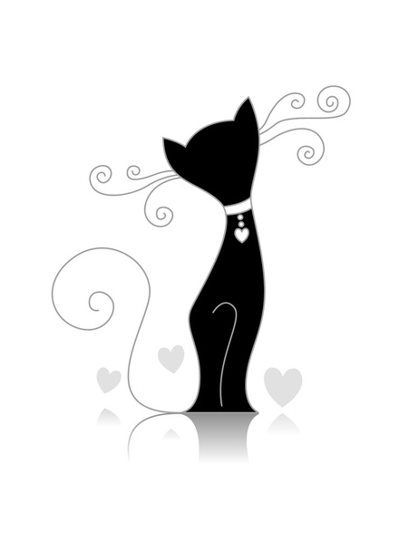 Чёрная кошка
 - Фото, изображение