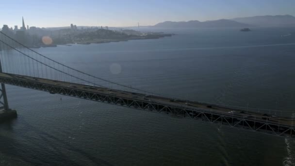 Oakland Bay Bridge San Francisco - Materiał filmowy, wideo