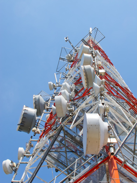 Telecomunication antenas - Foto, afbeelding