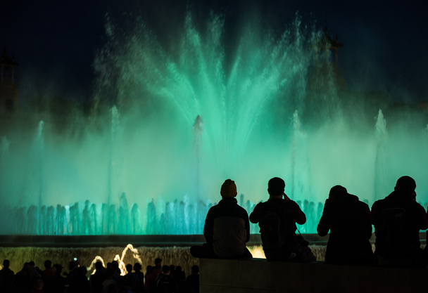 噴水バルセロナ - 写真・画像