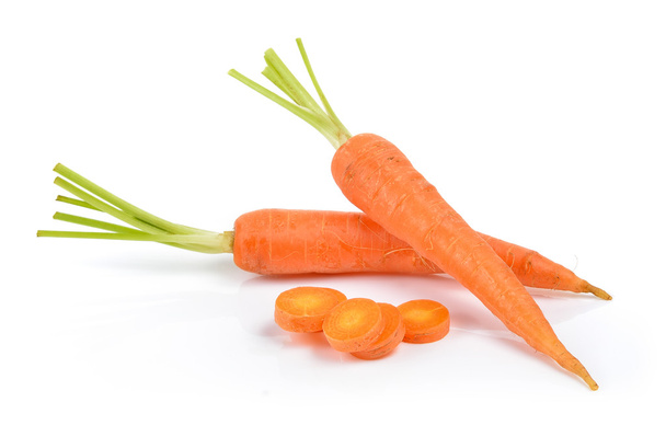 carrots isolated on a  white background - Photo, Image