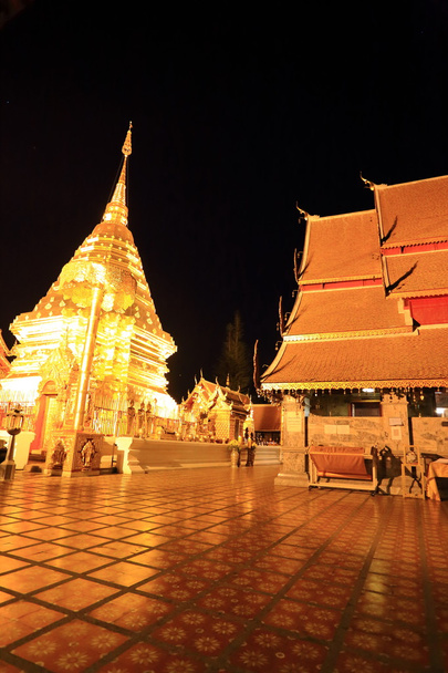 Wat Phra That Doi Suthep at night - Photo, Image