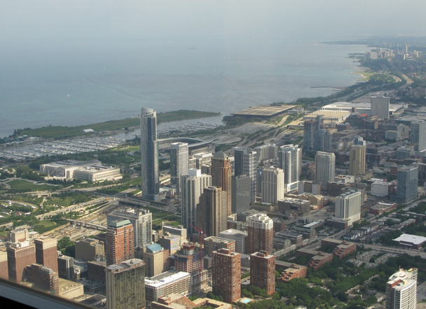 Aerial view from the Sears Tower (Willis Tower) - Photo, Image
