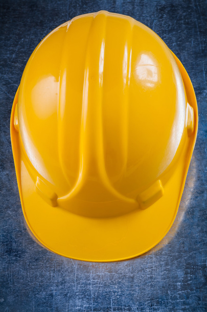 Yellow protective building helmet - Φωτογραφία, εικόνα