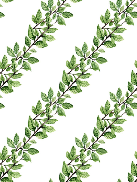 Leaf pattern - Vector, afbeelding