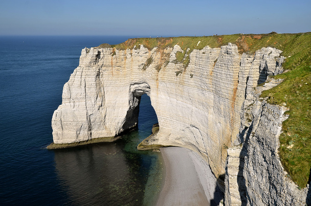 Famous natural arche of Etretat in France. - Photo, Image
