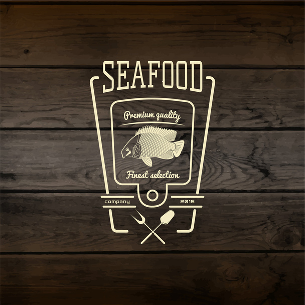 Логотипы и этикетки морепродуктов для любого использования
 - Фото, изображение