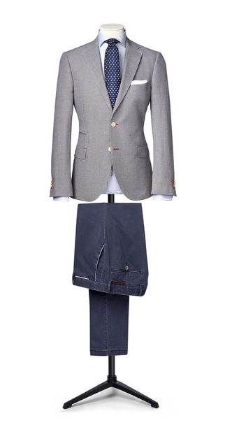 mens suit isolated on white with clipping path - Valokuva, kuva