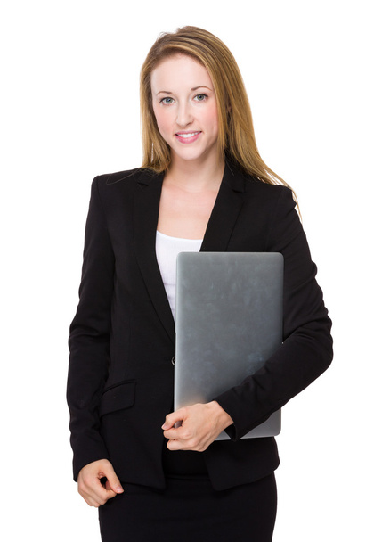 Young businesswoman in business suit - Φωτογραφία, εικόνα