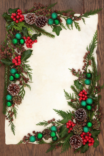 Frontera decorativa de Navidad
 - Foto, Imagen