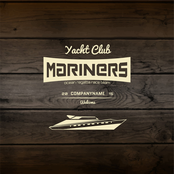  yacht club badges van logo's en etiketten voor elk gebruik - Foto, afbeelding