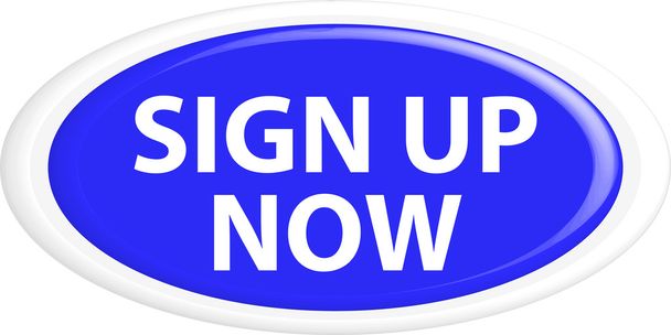 Button sign up now - Vector, Image