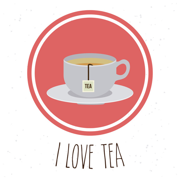茶の設計  - ベクター画像