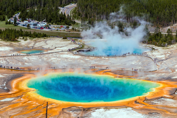 Yellowstone grand πρισματική άνοιξη - Φωτογραφία, εικόνα