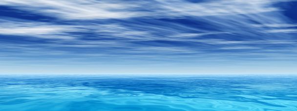 su dalgaları ve gökyüzü - Fotoğraf, Görsel