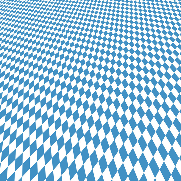 Oktoberfest background blue-white checkered - Vector, Image