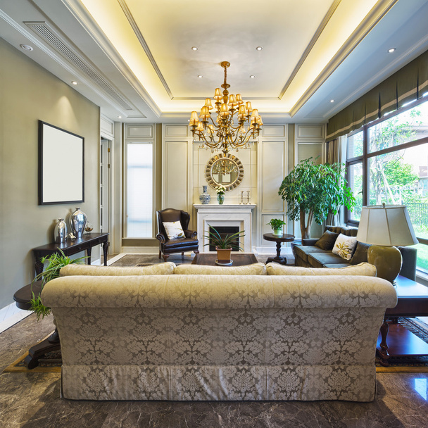 luxus nappali belső és dekoráció - Fotó, kép