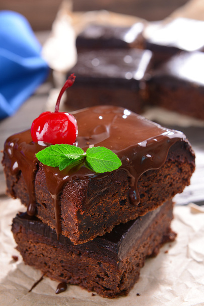 Délicieux gâteaux au chocolat
 - Photo, image