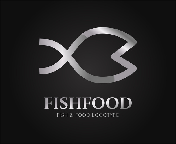 Abstract fish logo template for branding and design - Photo, Image