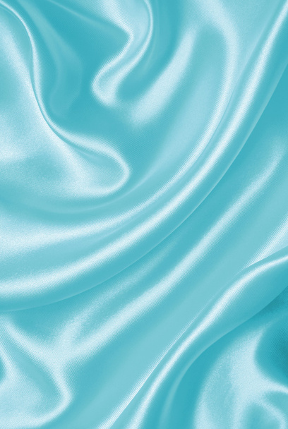 Elegant blue silk - Foto, Imagem