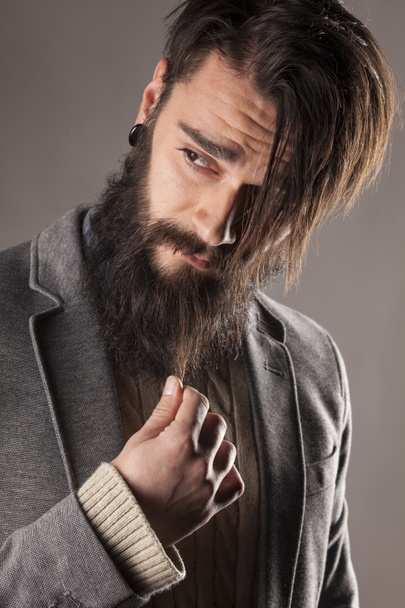 hombre con barba - Foto, imagen