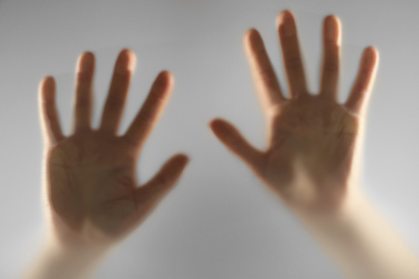 Two hands silhouettes - Zdjęcie, obraz